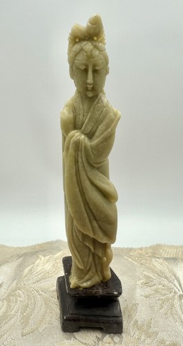 Vintage hand carved soapstone - hand,