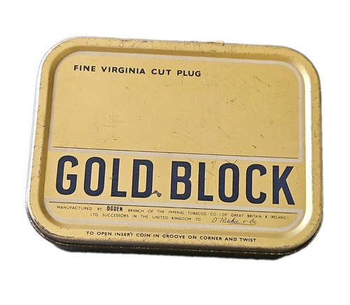 Vintage ogdens gold block - ogdens,