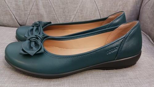 Hotter teal leather - hotter, ballerina