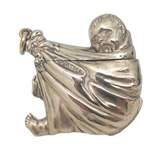 1930s Silver Plated Vesta Case