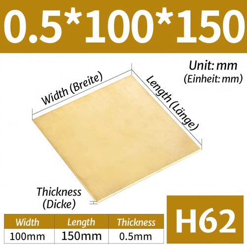 Brass sheet various sizes - sheet,
