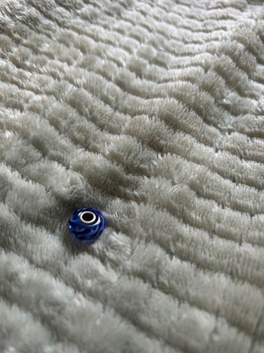Trollbeads glass beads blue - trollbeads,