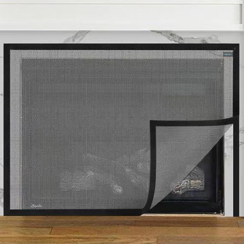 Fireplace screen mesh - fireplace,