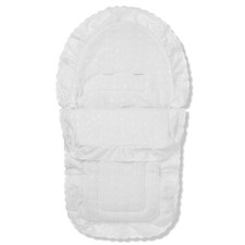 Broderie Anglaise Car Seat Footmuff / Cosy Toes Compatible with Babystyle