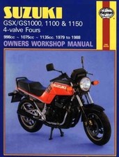 Suzuki GS/GSX1000, 1100 & 1150 4-Valve Fours (79 - 88) by Haynes Publishing...