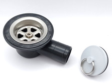 Reich Caravan or Motorhome Angled Sink Waste Outlet For 39mm Diameter Hole SWA14