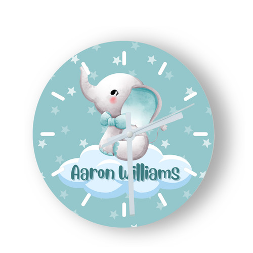 Personalised baby boy - personalised, elephant