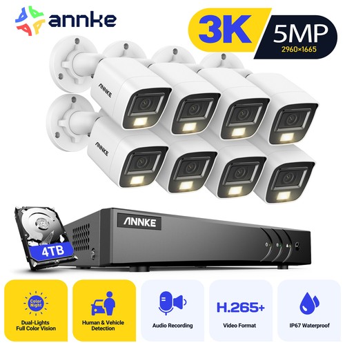 Annke uhd 5mp colorvu cctv - 5mp,