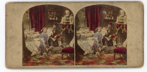 Victorian stereoview 1800s man - stereoview,