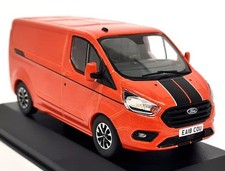 Vanguards 1/43 Ford Transit Custom 310 Sport SWB Orange Glow Model Car Van