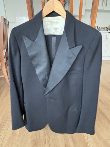 1940s men black three piece - black,