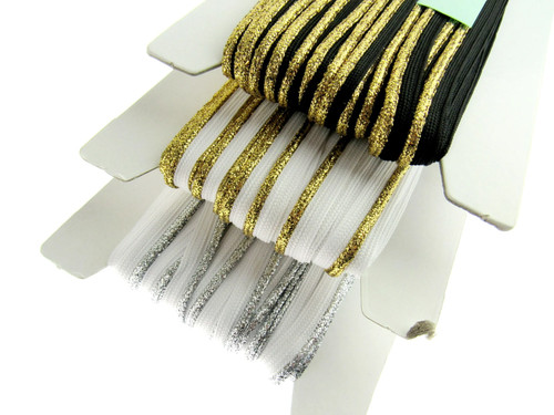 Flanged piping cord with lurex - cord,