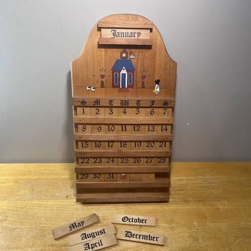 Vtg hand painted - hand, wooden