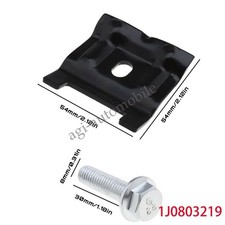 New For VW Golf MK4 R32 GTI Bora Leon Polo T4 TT Battery Clamp + Bolt For VW