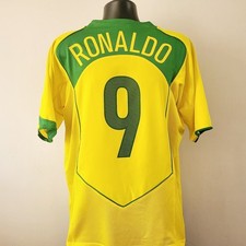 RONALDO 9 Brazil Shirt - Small - 2004/2006 - Home Nike R9