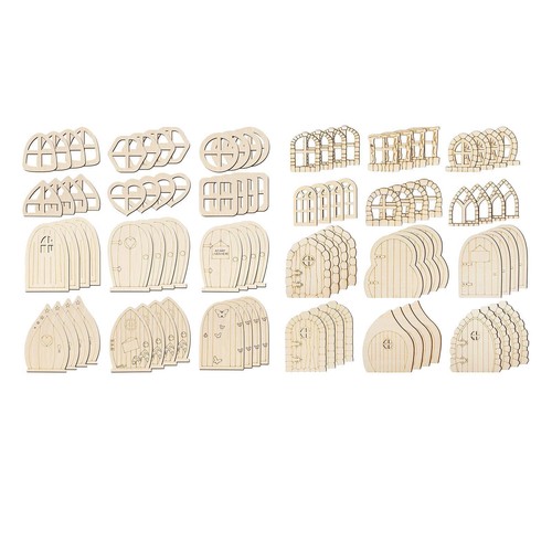 48x mini fairy doors - mini, and