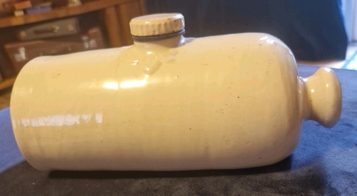 Antique stoneware bed warmer - bed,
