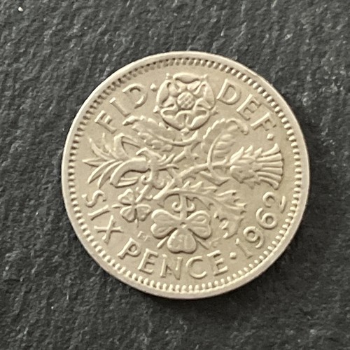 1962 sixpence - 1962,