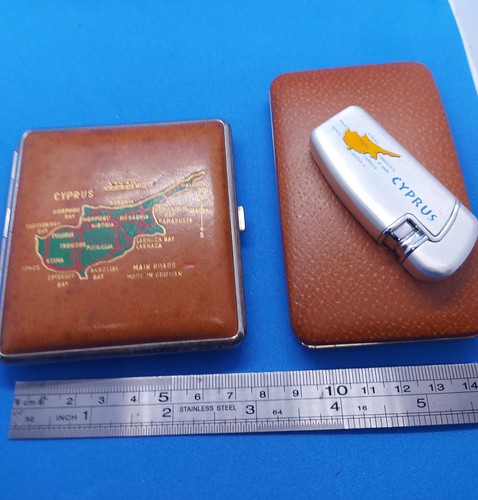 Cyprus vintage leather bound - vintage,