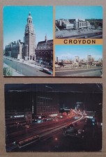 2 Postcards of Croydon by J