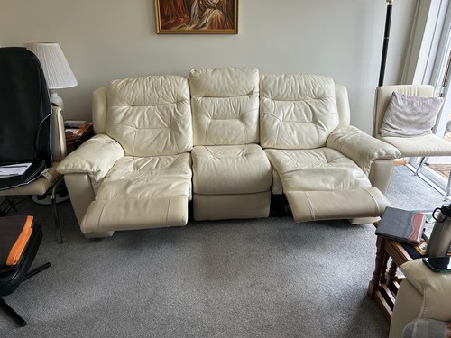 Seater leather sofa - 3-seater,