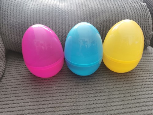 Large colourful eggs craft - large,