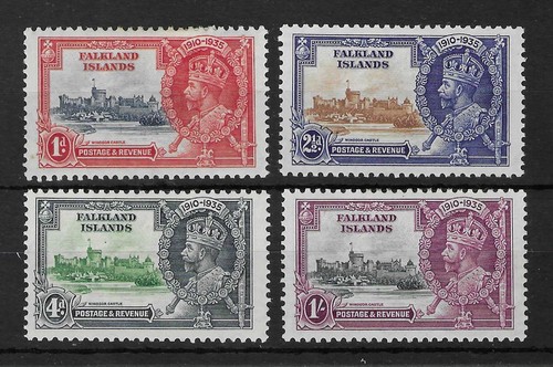 Falkland islands 1935 silver - falkland,