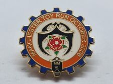 Manchester toy run Oct 2006 CLUB PIN BADGE VESPA Lambretta mods vespa 