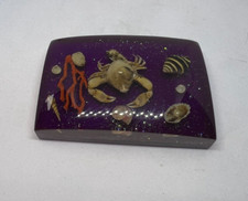 Lucite Paperweight seaside