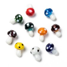 Toadstool beads lamp work - beads,