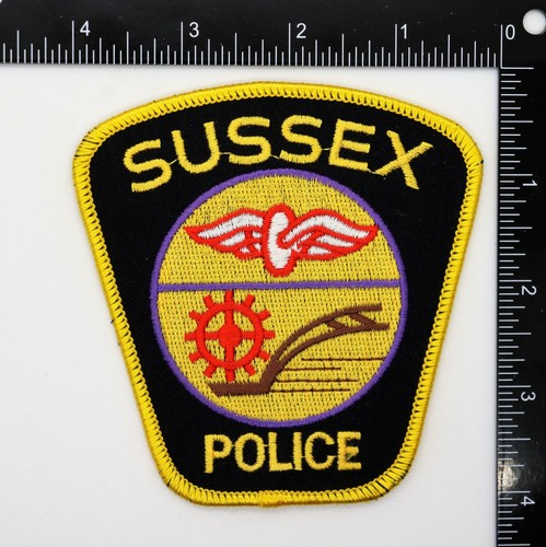 Sussex canada police patch - canada,