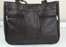 Nathalie Andersen leather shoulder brown handbag brand new