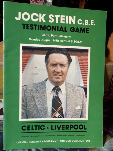 Jock stein testimonial - jock,