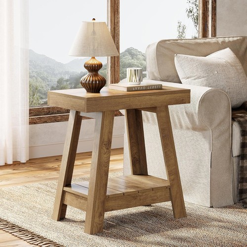 Farmhouse end table small - table,