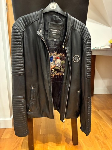 Philipp plein leather jacket - plein,
