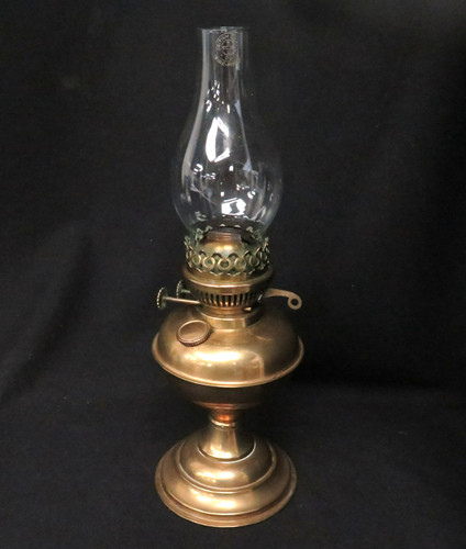 Antique brass oil - brass,