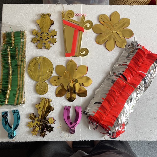 Vintage 70s 80s - christmas, foil