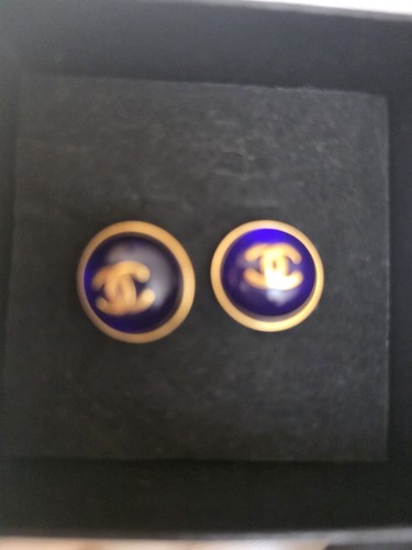 Chanel blue glass pearl - chanel,