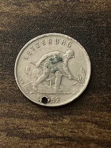 1952 luxembourg one franc - luxembourg,
