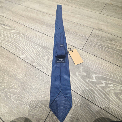 Drake men blue solid woven - men's,