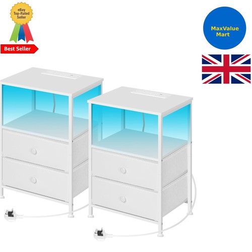 Bedside tables set with - 2,