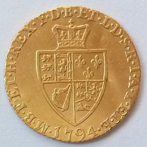 1794 gold spade half - spade,