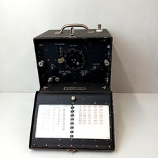 Vintage WW2 US Army Signal Corps Radio Frequency Meter BC-221-0