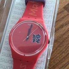 2012 Swatch Watch Games Maker London 2012 Olympic Games New In Box, Unused