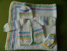 *NEW* Handmade gorgeous baby set 0-6 months