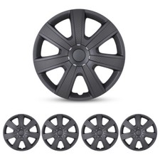 15" Set Of 4 BLACK MATTE Wheel