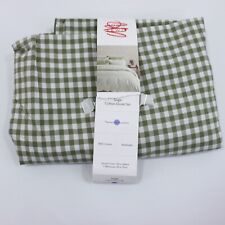 John Lewis Gingham Duvet Cover Green Single