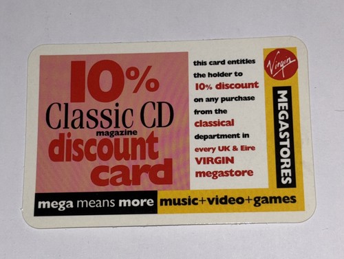 Virgin megastore classic - megastore, 10%