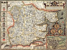 1610 County map of Essex by