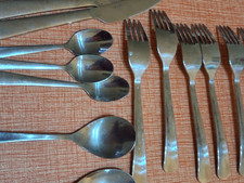 Vintage Ikea Part  Mixed  Set Stainless Steel Cutlery  15 Pieces 